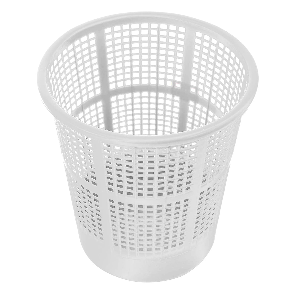 Heart Home Mesh Design Plastic Dustbin, Garbage Bin For Home, Kitchen, Office, 5Ltr. (White)-47HH0781