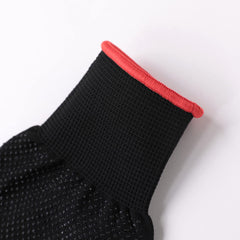 Kuber Industries Non-Slip Warm Five-Finger Touch screen Gaming Gloves (MH-TG001)- Black