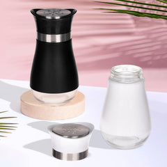 Heart Home Salt Shaker Box | Stainless Steel Pepper Shaker Box | Chilli Flakes Seasoning Sprinkler Box | Namak Daani | Dining Table Masala Box Dabbi | Pack of 2 | Multi