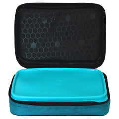 Kuber Industries Food/Microwave Safe Plastic Lunch Box Set with 2 Small Containers & Cover for School/Office (Green)-50KM01222