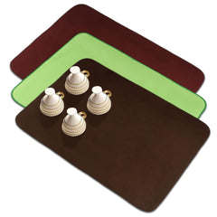 Heart Home Dish Dry Mat | Microfiber Drying Mat | Reversible Kitchen Drying Mat | Absorbent Mat | Kitchen Dish Dry Mat | 50x70 | Pack of 3 | Multi