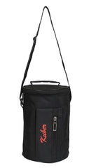 Kuber Industries Canvas Lunch Bag for Men, Women and Kids, Lunch Bag for School, Picnic, Office, Carry Bag for Lunch Box (Black)
