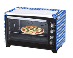 Heart Home PVC Dot Printed Microwave Oven Cover, Dustproof Machine Protector Cover,30 LTR. (Blue)-HS43HEARTH26022