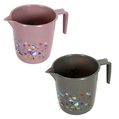 Heart Home Disney Team Bathroom Mug | Plastic Bath Mug for Bathroom | Mug for Bathroom | Mug for Toilet | Washroom Jug | 111 Bath Mug | 1 LTR | Pack of 2 | Multi