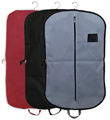 Kuber Industries 3 Pieces Foldable Non Woven Men's Coat Blazer Suit Cover (Grey & Black & Maroon) -CTKTC41695