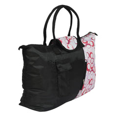 Kuber Industries Shopping Bag For Grocery|Parachute Foldable Shopping Bag|Magentic Lock With Front Side Money & Zipper Pocket (Assorted)