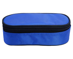 Heart Home Food/Microwave Safe 2 Plastic Containers Lunch Box Set with Cover for School/Office (Blue)-50HH01228