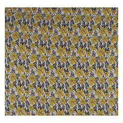 Kuber Industries Fitted Double Bedsheet|Elastic 130 GSM Polycotton King Printed Double Bedsheet with 2 Pillow Covers, 90x37 Inch (Yellow)