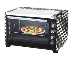 Heart Home PVC Dot Printed Microwave Oven Cover,25 LTR. (Black)-HS43HEARTH26077