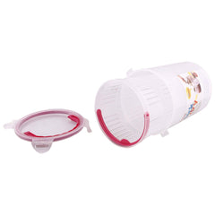 Kuber Industries Pick to Dry Plastic Container with Strainer, 1.8 litres, Transparent (CTKTC3558)