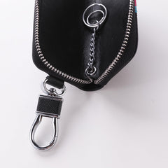 Kuber Industries Key Case|Keychain/Keyring/Key Tag|Car Key Clip, Key Holder, Key Organizer (Black)