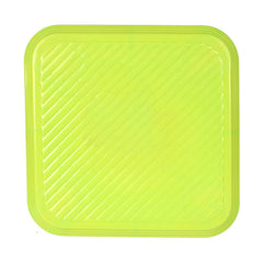 Heart Home Portable,Lightweight, Comfortable Plastic Seating Stool/Patla, Pack of 2 (Yellow)