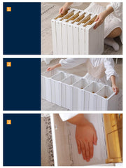 Kuber Industries 3 Layer Shoe Box for Storage|Multi-Purpose Plastic Shoe Rack|Installation Free Shoe Organizer|White|