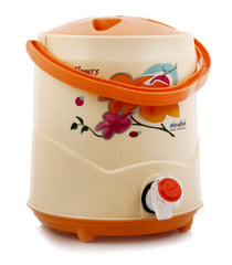 Kuber Industries Plastic Insulated Water Camper, Jug/Cooler with Lid, 7 litres (Cream) - CTKTC034580