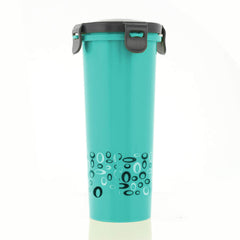 Kuber Industries Virgin Plastic klick Big Glass 2 Piece Tumbler/airtight Container Leakproof Storage with Lid 500ml (Multi) CTKTC034133