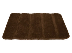 Heart Home Strips Design Cotton Door Mat for Porch/Kitchen/Bathroom/Laundry Room, 24"x16" (Brown) 52HH3960