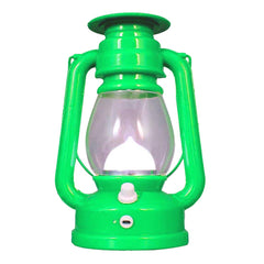 Kuber Industries 2 Pieces Solar Lantern Emergency Light - Rechargeable, Portable - Travel Camping Lantern - Red & Green-CTKTC22914