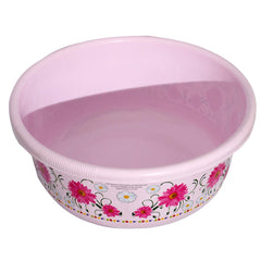 Kuber Industries Plastic Multipurpose Bath Tub/Washing Tub 40 Ltr (Pink) -CTKTC043199