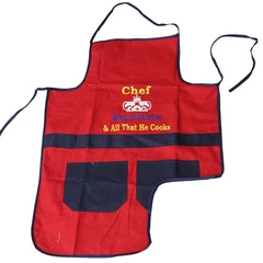 Kuber Industries PVC 2 Piece Kitchen Apron with Front Pocket Set - Multicolour