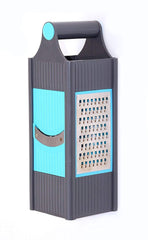 Kuber Industries Plastic 4 in 1 Vegetable Slicer/Potato Chips Maker Grater with 4 Sides Vegetable Choppers-Potato Chips Maker Vegetable Potato Slicer and Smooth Grip (Multi)-KUBMART10209