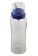 Fun Homes Plastic Leakproof Drop Oil Bottle Olive Oil Dispenser for Kitchen Storage Container,1 LTR (Purple), Set of 1