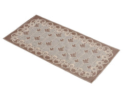 Heart Home Rectangular Floral Print Cotton Table Runner for Dining and Center Table, Wedding, Everyday Use, Dinner Parties, Set of 2 (Cream)-50HH01284