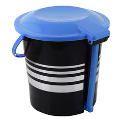 Heart Home Pedal Dustbin|Plastic Pedal Dustbin|Kitchen Waste Paper Bin|Dustbin For Bedroom|5 Liter Dustbin|Pack of 3 (Black)