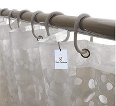 Kuber Industries 3D Coin Design PVC Transparent 0.20 MM AC Door Curtain(Width-54 Inches X Height-96 Inches) 8 Feet -KUBMART02989