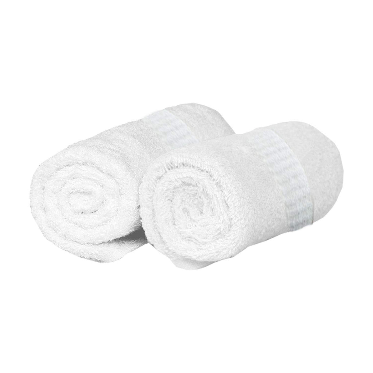Kuber Industries Cotton 400 GSM 2 Pieces Face Towel Set 14x21” (White) -CTKTC8596