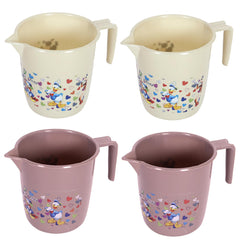 Heart Home Disney Team Bathroom Mug | Plastic Bath Mug for Bathroom | Mug for Bathroom | Mug for Toilet | Washroom Jug | 111 Bath Mug | 1 LTR | Pack of 4 | Multi