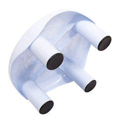 Kuber Industries Exclusive Flower Design Plastic Bathroom Stool/Patla (White) - CTGTC34723