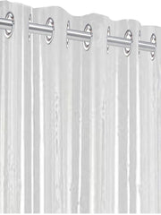Heart Home PVC Eyelet Shower AC Door Curtain F_26_HEARTH016900, 9ft, 0.30 mm (Transparent)