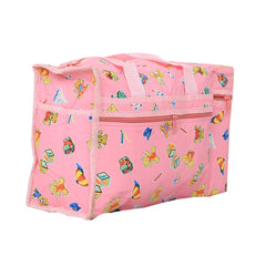 Kuber Industries Fabric 38 cms Pink Baby Bag (BABY006625)