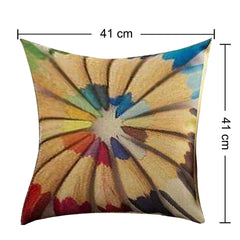 Kuber Industries Cushion Cover|Ractangle Cushion Covers|Sofa Cushion Covers|Cushion Covers 16 inch x 16 inch|Cushion Cover Set of 5 (Multi)