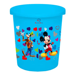 Heart Home Disney Team Mickey Print Plastic Garbage Waste Dustbin/Recycling Bin for Home, Office, Factory, 5 Liters (Blue) -HS_35_HEARTHS17327