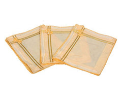 Kuber Industries 6 Piece Designer Non Woven Saree Cover Set, Yellow