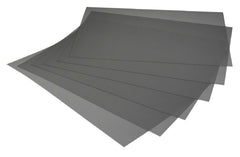 Kuber Industries 6 Pieces PVC Refrigerator/Fridge Multipurpose Drawer Mat Set(Black) - CTKTC032284