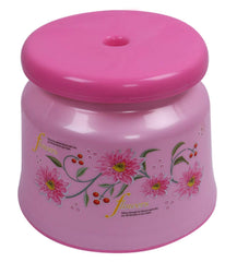 Kuber Industries Premium Plastic Stool - Strong Support Stool for Bathroom/Kids Potty Training/Multipurpose (Blue & Pink)- Pack of 2 (F_26_KUBMART016945)