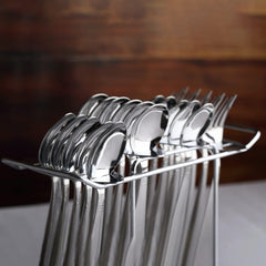 Heart Home Stainless Steel Cutlery Set for Kitchen & Dining Table with 24 Spoon (Silver) 54HH3943.