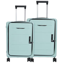 Urbane Home Luggage Bag | Trolley Bags for Travel | Collapsible Luggage Bag | Travelling Bag | Trolley Bags for Suitcase | Lightweight Luggage Bag | 20M-24M Inch | Light Mint