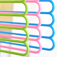 Kuber Industries 12 Piece Plastic Multi-Purpose Hangers for Wardrobe (CTKTC01627)