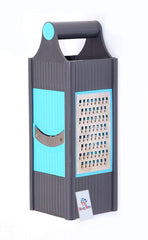 Heart Home Plastic 4 in 1 Vegetable Slicer/Potato Chips Maker Grater with 4 Sides Vegetable Choppers-Potato Chips Maker Vegetable Potato Slicer and Smooth Grip (Multi)-HEART10209