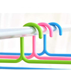 Kuber Industries 2 Piece Plastic Multi-Purpose Hangers for Wardrobe (CTKTC01652)