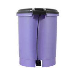 Kuber Industries 2 Pieces Table Top Desk Garbage Dustbin Trash for Office Home Work Place,2 LTR(Purple)