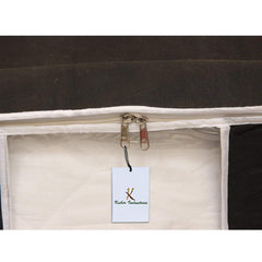 Kuber Industries 3 Piece Non Woven Underbed Storage Organiser Set, Extra Large, Black