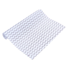 Heart Home Shelf Liner | EVA Kitchen Cabinet Shelf Mat | Anti-Slip Bathroom Mat | Fridge Mat | Table Mat | Zig Zag Design Wardrobe Mat | 1.5 Meter | Gray