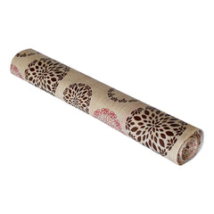 Heart Home Multiuses Rangoli Print Shelf Liners for Kitchen Shelves, cupboards, Wardrobe, Drawer, 10 Mtr (Beige) 52HH4089
