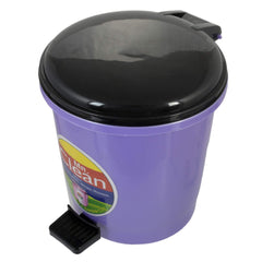 Kuber Industries 2 Pieces Table Top Desk Garbage Dustbin Trash for Office Home Work Place,2 LTR(Purple)
