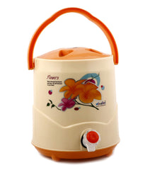 Kuber Industries Plastic Insulated Water Camper, Jug/Cooler with Lid, 7 litres (Cream) - CTKTC034580