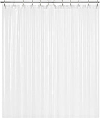 Heart Home PVC 1 Piece Plain 0.45 MM Shower AC Door Curtain 7 Feet (Transparent),Standard,F_26_HEARTH016886